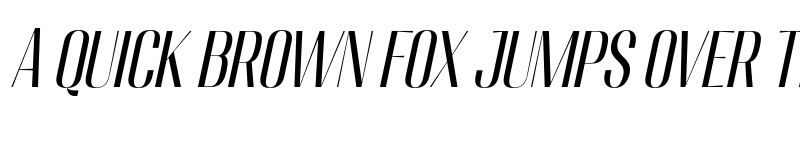 Preview of Migha Condensed Slant font