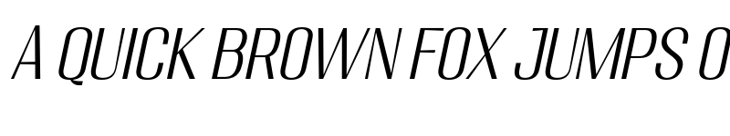 Preview of Migha Light CNTR Slant font