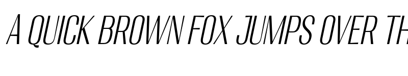 Preview of Migha Light Condensed CNTR Slant font