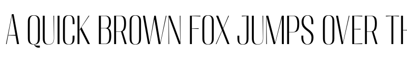 Preview of Migha Light Condensed font