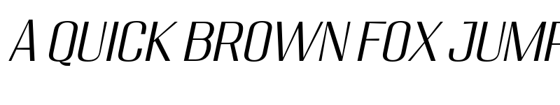 Preview of Migha Light Semi Expanded CNTR Slant font