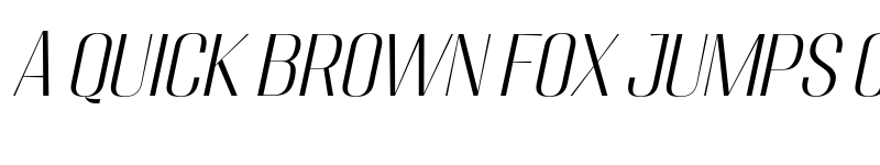 Preview of Migha Light Slant font