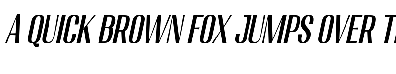 Preview of Migha Medium Condensed CNTR Slant font