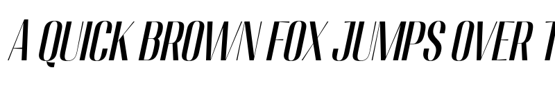 Preview of Migha Medium Condensed Slant font