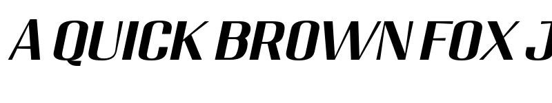 Preview of Migha Medium Expanded CNTR Slant font