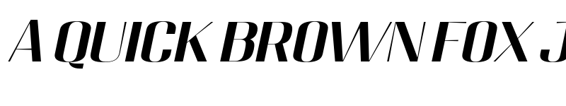 Preview of Migha Medium Expanded Slant font