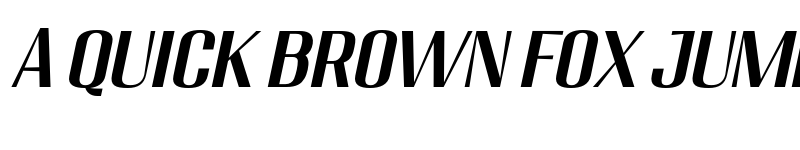 Preview of Migha Medium Semi Expanded CNTR Slant font