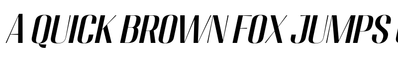 Preview of Migha Medium Slant font