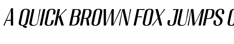 Preview of Migha Slant CNTR font