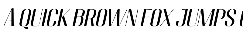 Preview of Migha Slant font