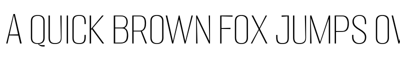 Preview of Migha Thin CNTR font