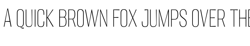 Preview of Migha Thin Condensed CNTR font