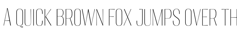 Preview of Migha Thin Condensed font