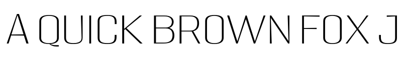 Preview of Migha Thin Expanded CNTR font