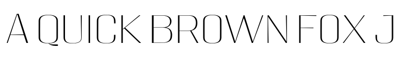 Preview of Migha Thin Expanded font