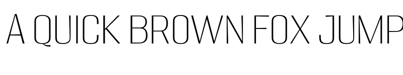 Preview of Migha Thin Semi Expanded CNTR font