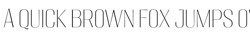 Preview of Migha Thin font