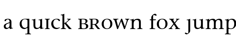 Preview of MigraineSerif Regular font