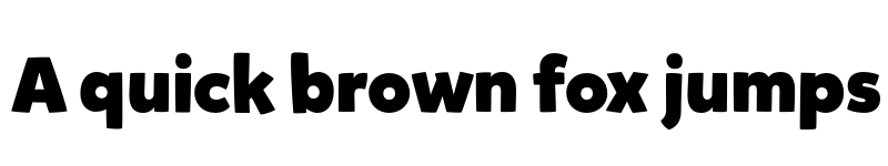 Preview of Mikado Black font