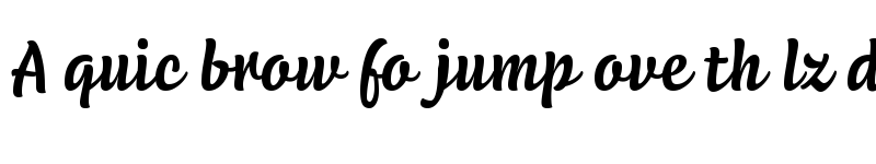 Preview of MikkelScript-Bold ? font