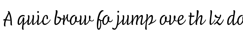 Preview of MikkelScript-Light ? font