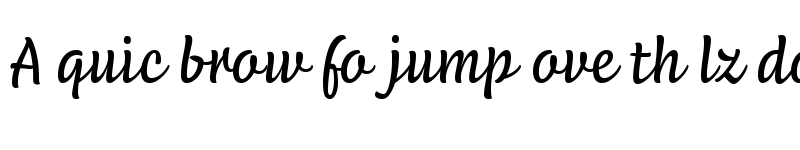 Preview of MikkelScript-Regular ? font