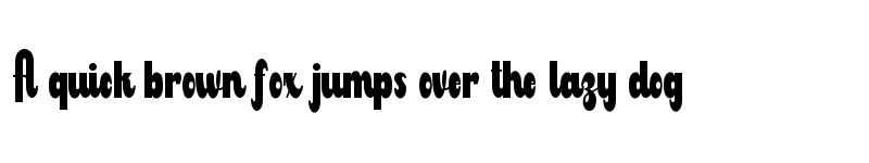 Preview of Milbong Regular font