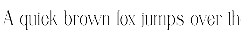 Preview of Milenial Regular font