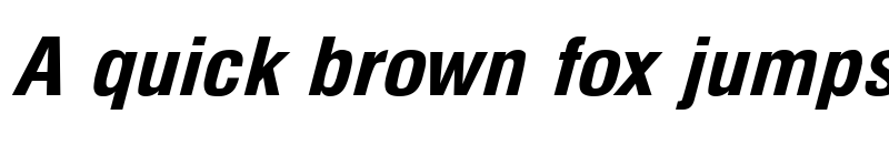 Preview of Milford Bold Italic font