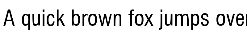 Preview of Milford Condensed Regular font