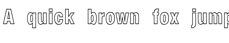 Preview of Milford Hollow Regular font