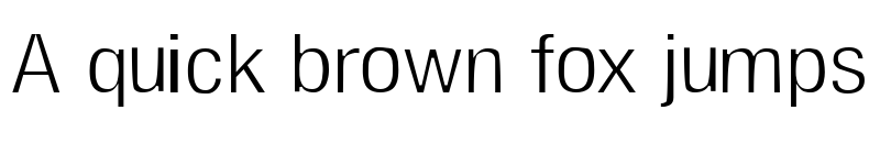 Preview of Milford Light Light font