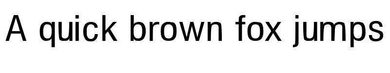 Preview of Milford Regular font