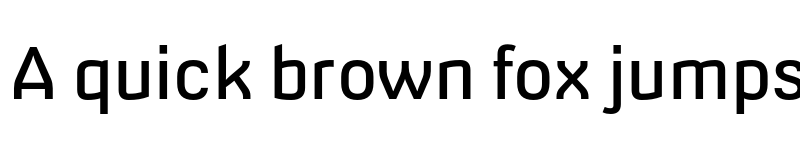 Preview of Milibus Regular font