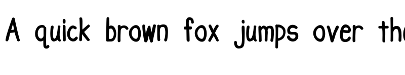 Preview of Milk Run Regular font