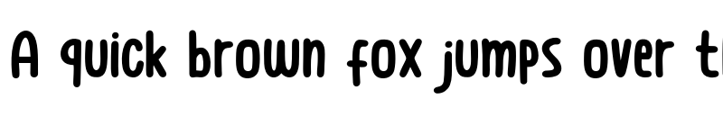 Preview of Milky Again Regular font