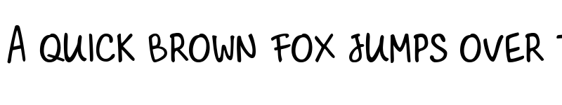 Preview of Milky Cookies All Capital Regular font