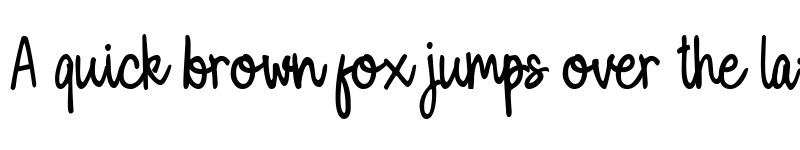 Preview of Milky Cookies Script Regular font