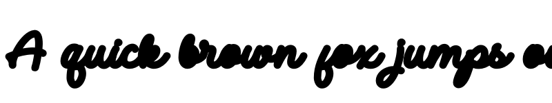 Preview of Milky Fruty Extrude 1 Regular font