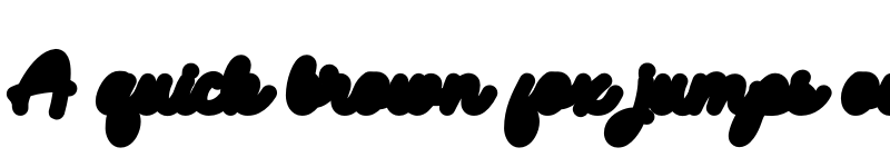 Preview of Milky Fruty Extrude 2 Regular font