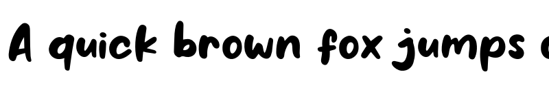 Preview of Milky Honey Regular font