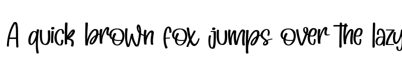 Preview of Milky Shake Regular font