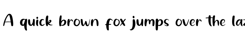 Preview of Milky Wish Regular font