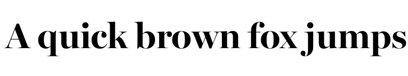 Preview of Miller Banner Bold font