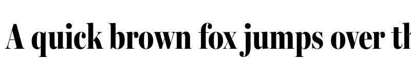 Preview of Miller Banner Compressed Black font