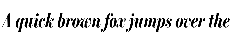 Preview of Miller Banner Compressed Bold Italic font