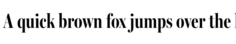 Preview of Miller Banner Compressed Bold font