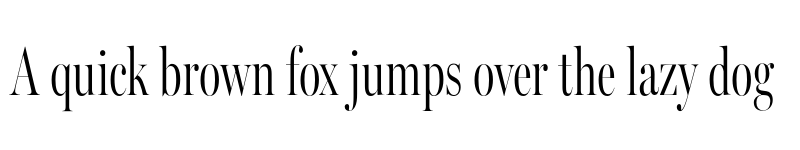 Preview of Miller Banner Compressed Light font