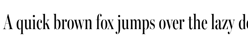 Preview of Miller Banner Compressed Regular font