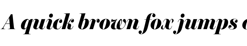 Preview of Miller Banner Condensed Black Italic font